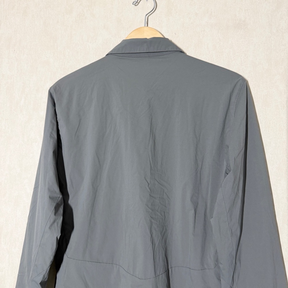 Outdoor Research Men’s Microlight Shirt Jacket Snap Zip in Charcoal Gray S - Picture 5 of 14
